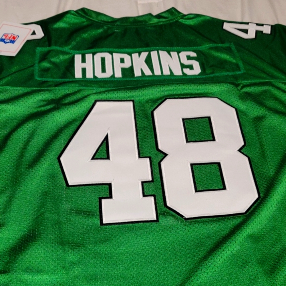 Wes Hopkins Philadelphia Eagles Kelly green Jersey Mitchell & Ness